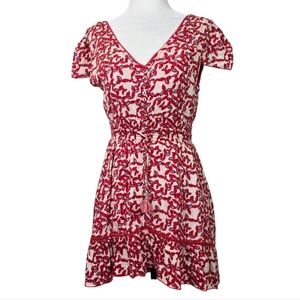 Goa  Boho Open back Cinch waist  with tassles v neck metallic fibre accent Dress